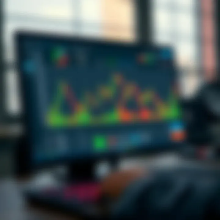 Automated Binary Options Trading Software Interface Screenshot of automated trading software interface displaying binary options charts and algorithm settings