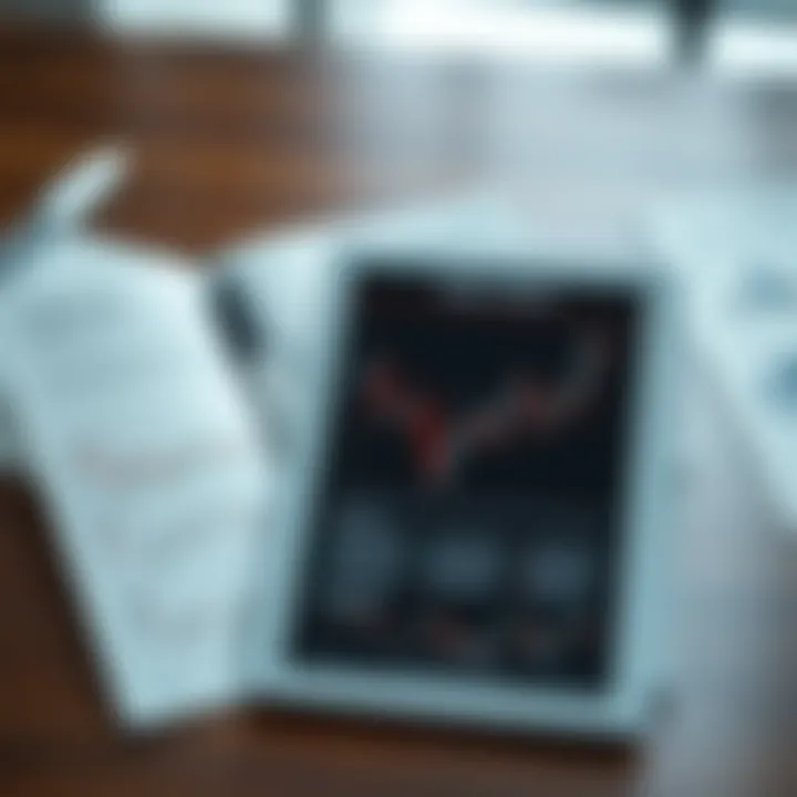 Candlestick Patterns Guide with Reference PDF A collection of annotated candlestick pattern diagrams alongside a PDF document for quick technical reference