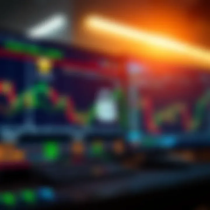Secure forex trading environment with data protection and encryption symbols