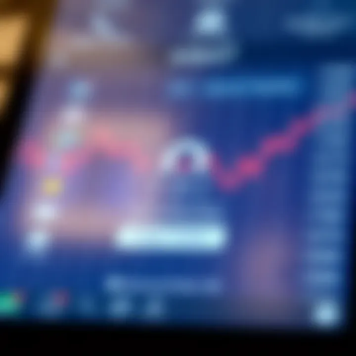 Secure mobile trading app login screen featuring encryption icons and authentication prompts