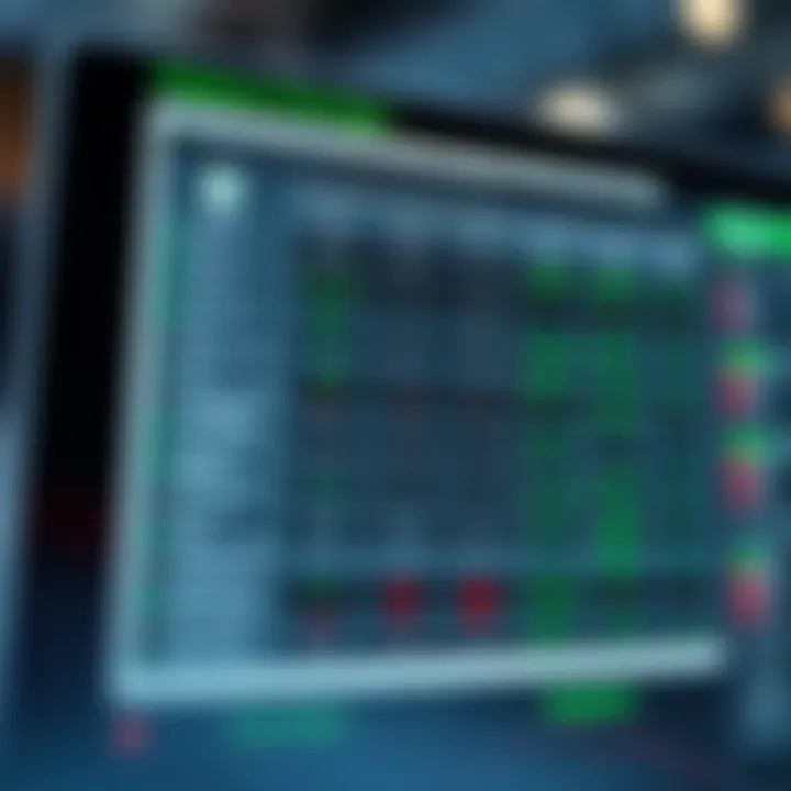 Comparison chart highlighting features of various forex trading platforms for South African users