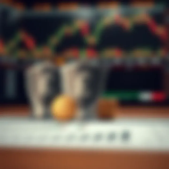 Visual representation of risk management strategies with currency symbols and protective shields