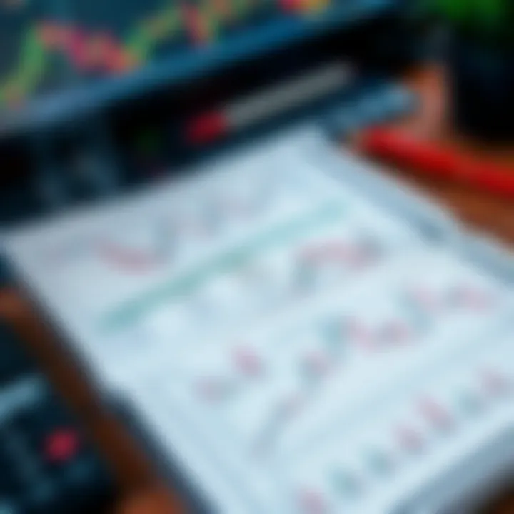 Overview of Forex Trading Manuals in PDF Format Detailed forex trading manual opened on a desk showing charts and financial analysis