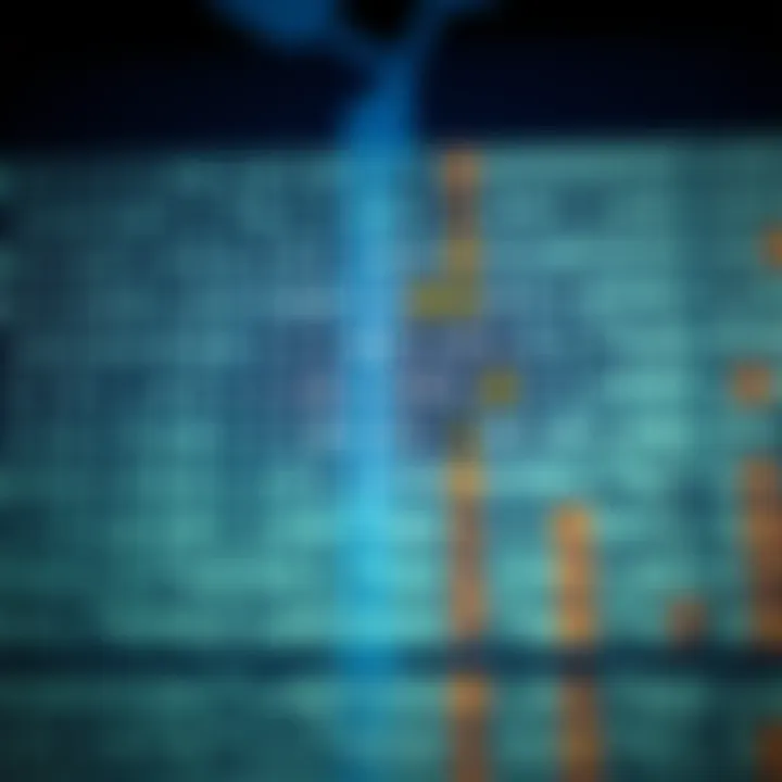 Diagram illustrating the relationship between hexadecimal digits and their binary equivalents
