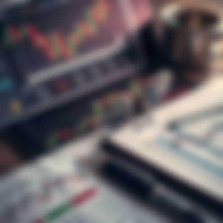 Key Forex Trading Strategies for Market Success Close-up of financial charts and notes highlighting forex trading strategies