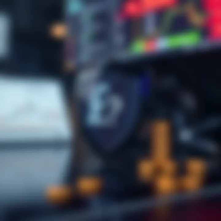 Risk Management Strategies in Forex Market Conceptual representation of risk management with currency symbols and protective shield