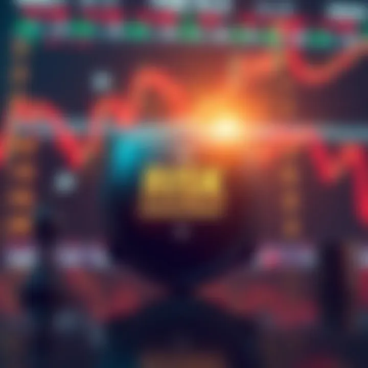 Risk Management Strategies in Forex Trading Conceptual illustration of risk management strategies with shield and financial symbols