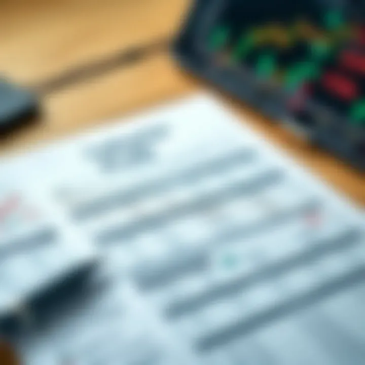 Forex Trading Plan PDF Layout for Effective Trading Visual representation of a forex trading plan PDF document used for organizing trade strategies and risk management
