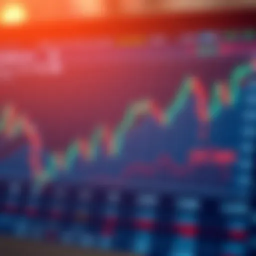 Forex Market Overview in South Africa Digital chart displaying forex market trends and currency exchange rates in South Africa