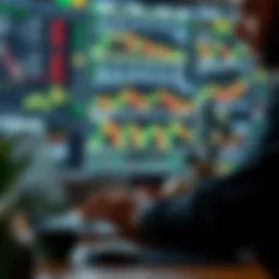 Forex Trading Strategies and Guidance for South African Traders South African trader studying forex strategies on a laptop with financial graphs