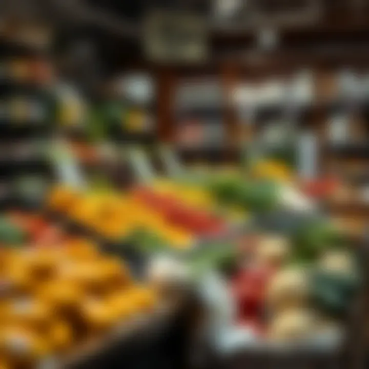 Seasonal Produce at Somerset West Local Shop Local fruit and vegetable shop with a variety of seasonal produce on display