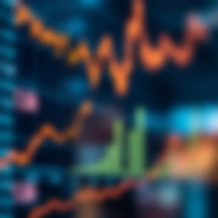 Graph illustrating the impact of economic indicators on currency value fluctuations