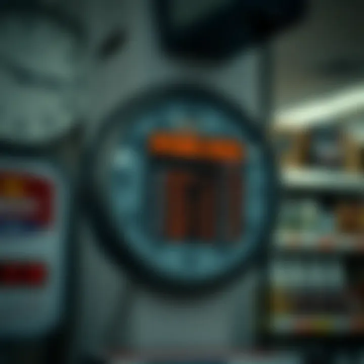 Clock showing typical opening hours of a general store on a wall