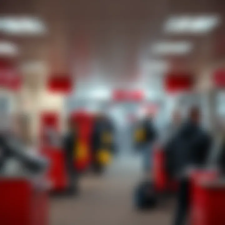 Inside Hatfield Post Office: Services During Business Hours Interior of Hatfield Post Office with postal counters and customers receiving services