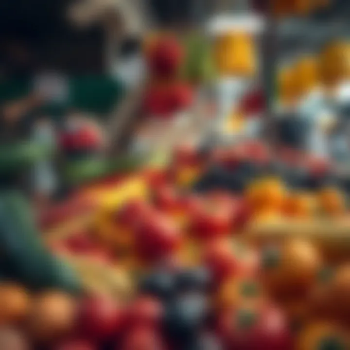 Bright and colorful assortment of seasonal fruits and vegetables available in Kuilsriver