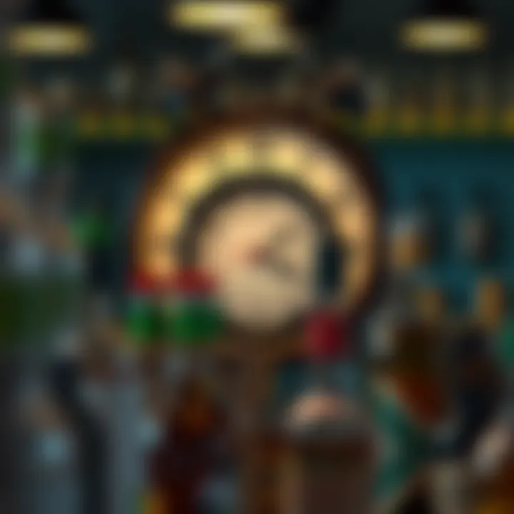 Overview of Updated Liquor Trading Hours and Compliance Guidelines Clock with alcohol bottles representing new legal trading times for liquor sales
