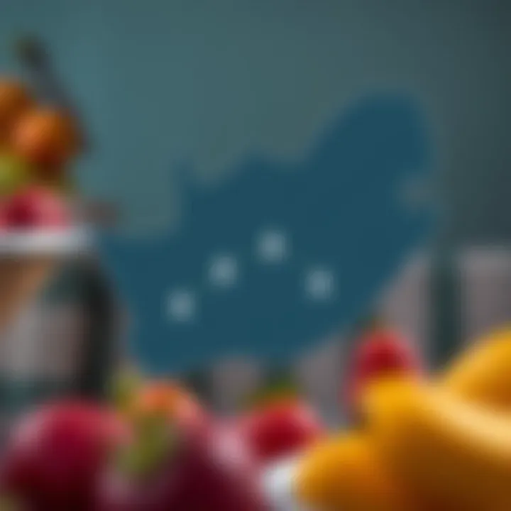 Fruit Trade and Security Features in South Africa Map of South Africa highlighting regions involved in fruit trade with icons representing secure transaction features