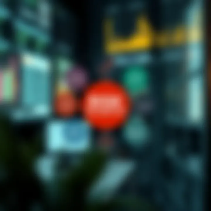 Diagram showing key components of risk management including identification, assessment, and mitigation