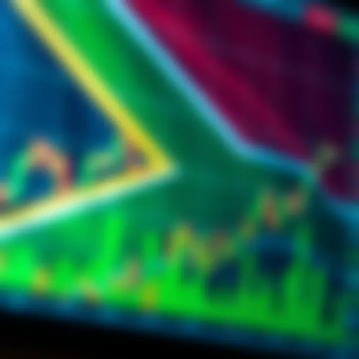 Chart showing currency exchange rates with South African flag in background