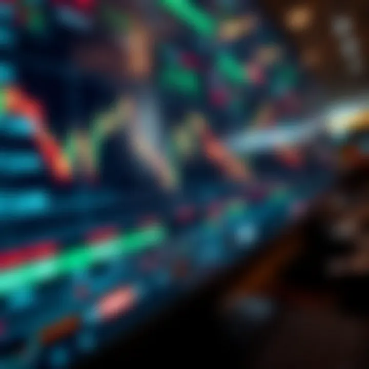 Digital interface displaying global currency exchange rates and forex trading graphs