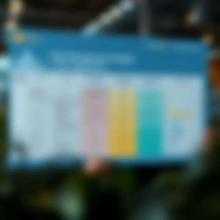 Chart comparing benefits and applications of various risk management models across different industries