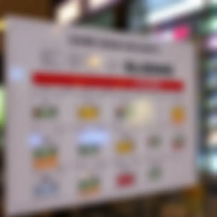 Calendar marking public holidays and seasonal changes affecting game store operating times