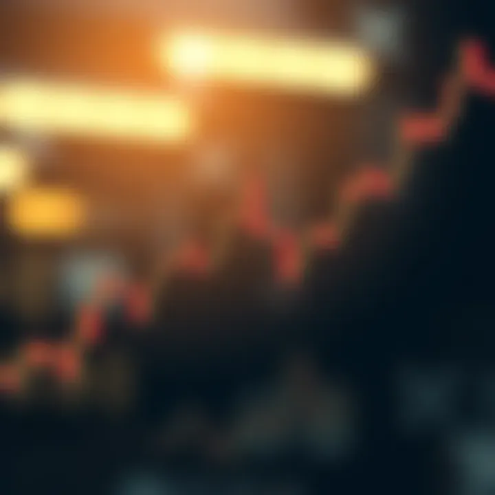 Diagram showing a hammer candlestick pattern with a small body and long lower shadow indicating a potential bullish reversal