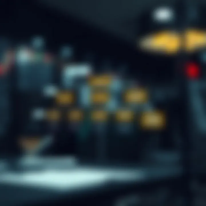 Flowchart illustrating the identification and evaluation of potential business risks in a corporate environment