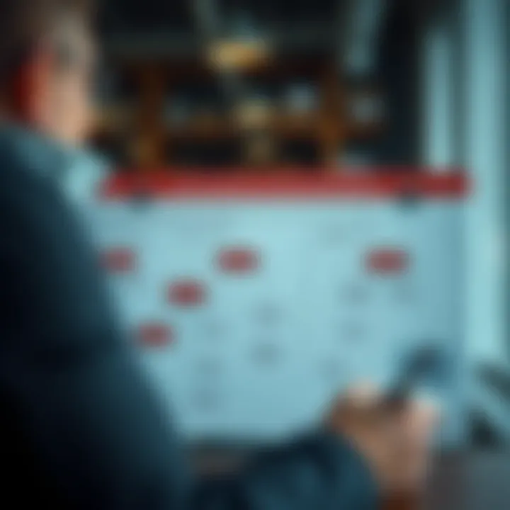 Flowchart showing the essential techniques and tools used in managing business risks effectively