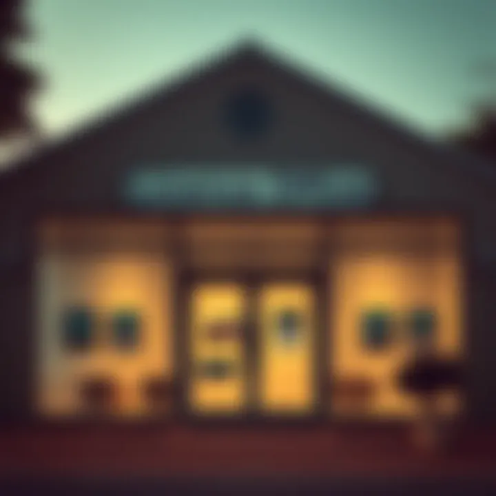 Exterior view of the Winklespruit Licence Office building with clear signage