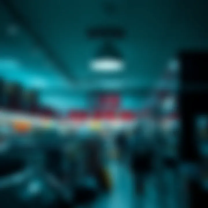 Interior of a typical store within Woodmead Factory Shops displaying various products on shelves