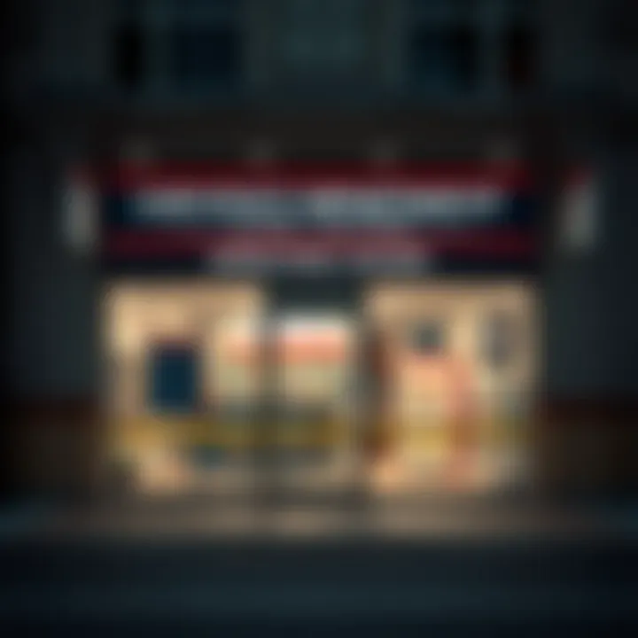 Front view of Xavier Junction Licence Department with clear signage and operating hours displayed