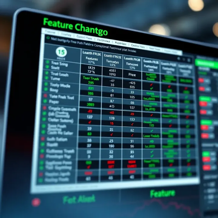 Feature Comparison of Forex Trading Platforms for South African Traders Comparison chart highlighting features of various forex trading platforms for South African users