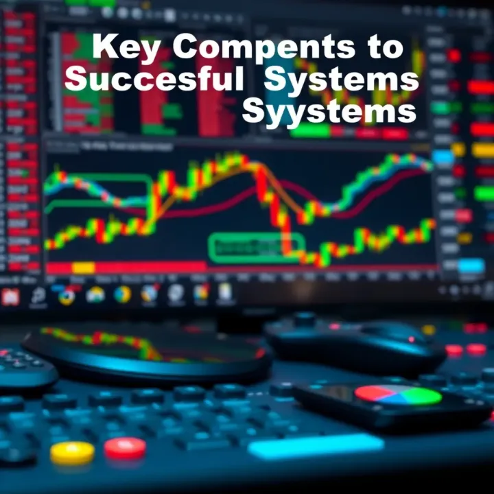 Key Components of Successful Forex Trading Systems Visual representation of key forex trading system components such as indicators, charts, and risk management tools