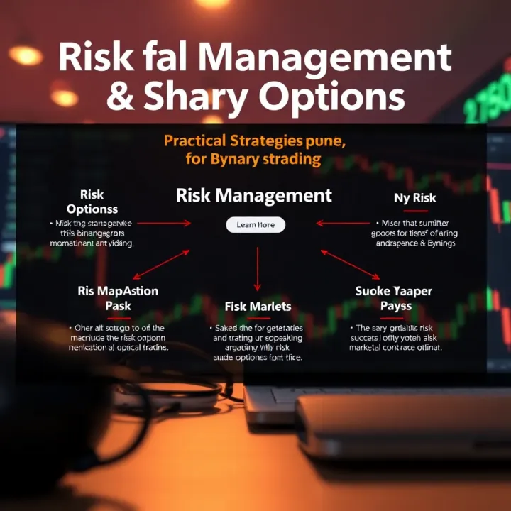 Diagram illustrating risk management techniques for binary options strategies