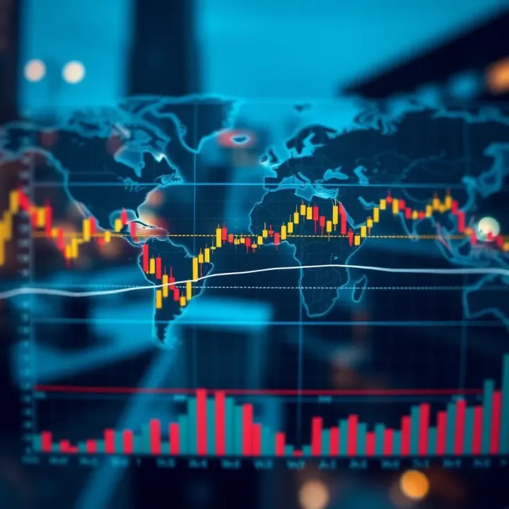 Chart showing overlapping forex market hours and peak trading activities suitable for South African investors