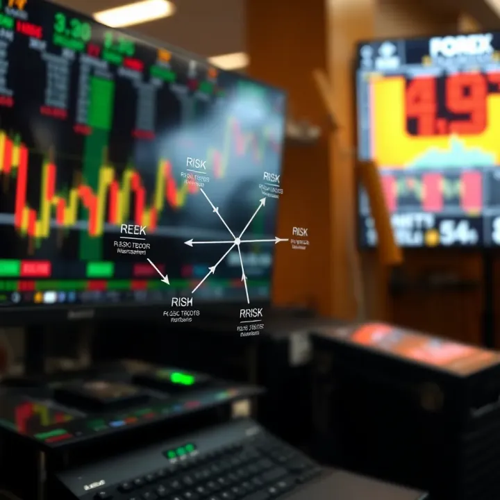 Diagram illustrating risk management methods in forex trading for South African investors