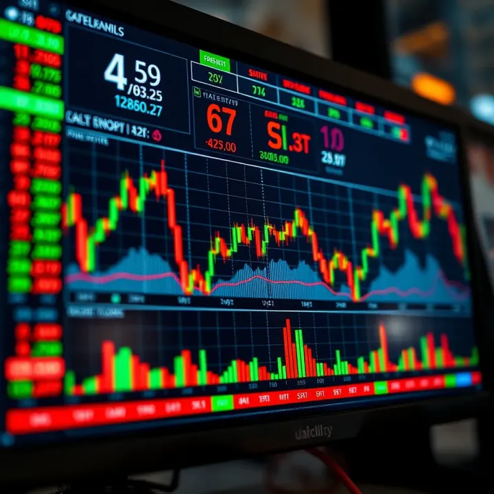 Forex charts showing currency trends relevant to East London traders