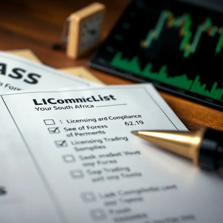 Licensing and Compliance Requirements for Forex Brokers in South Africa Checklist symbolizing licensing and compliance requirements for forex brokers in South African markets