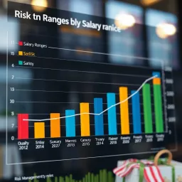 Risk Management Salary Ranges by Industry in South Africa Graph depicting salary ranges for risk management roles across various industries in South Africa