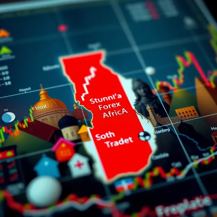 Map of South Africa highlighting regulatory environment and trading strategies for binary and forex markets
