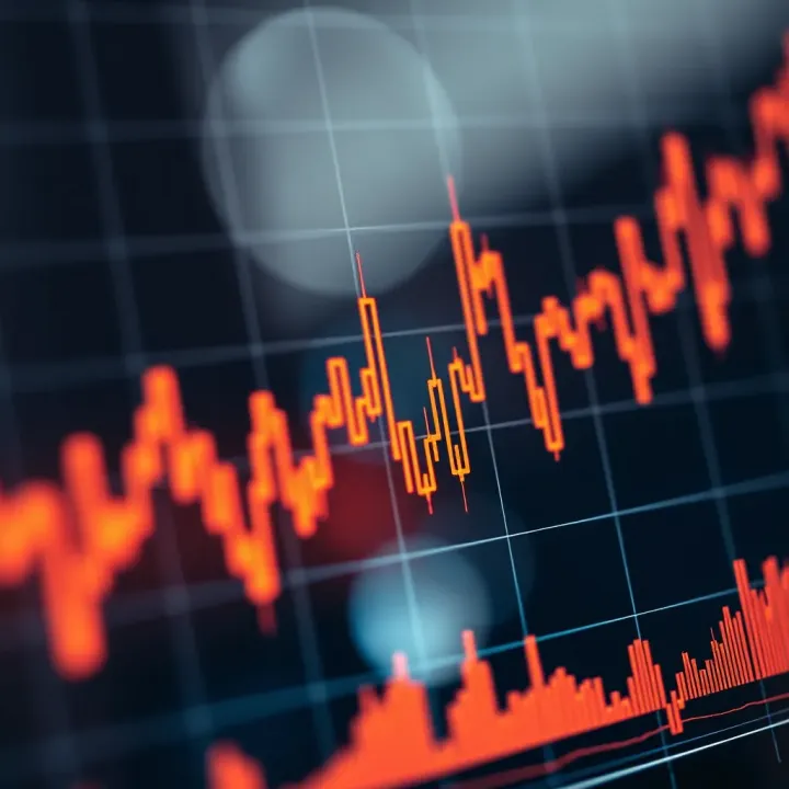Forex Market Trends and Currency Fluctuations Graph showing forex market trends and currency fluctuations