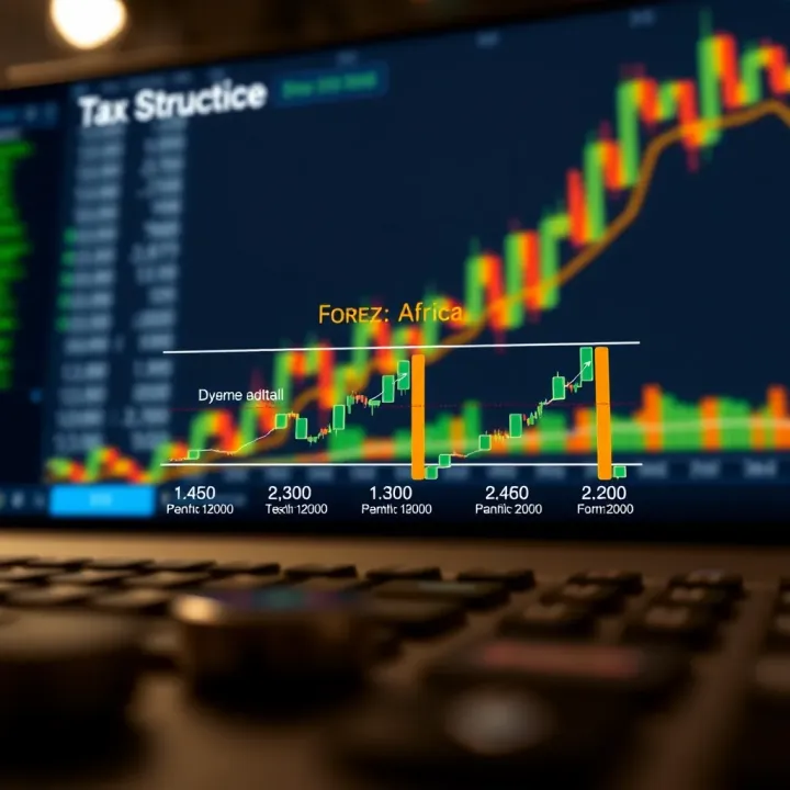 Diagram illustrating forex trading tax structure in South Africa