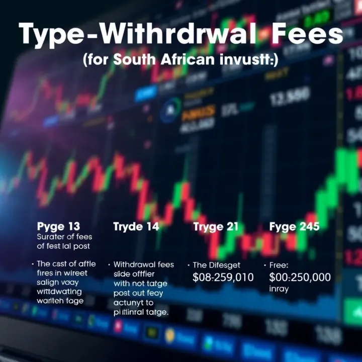 Diagram illustrating different types of withdrawal fees in forex trading for South African investors