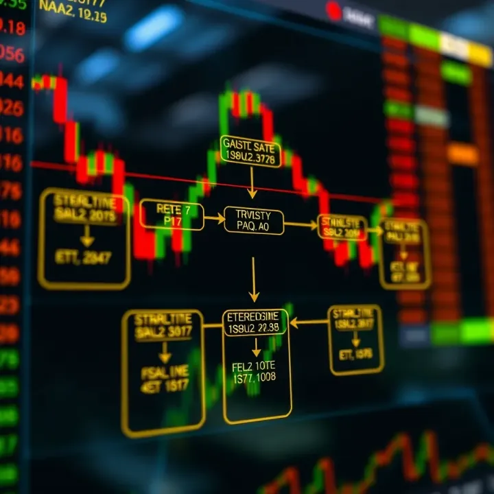 Flowchart illustrating evaluation of forex trading signals