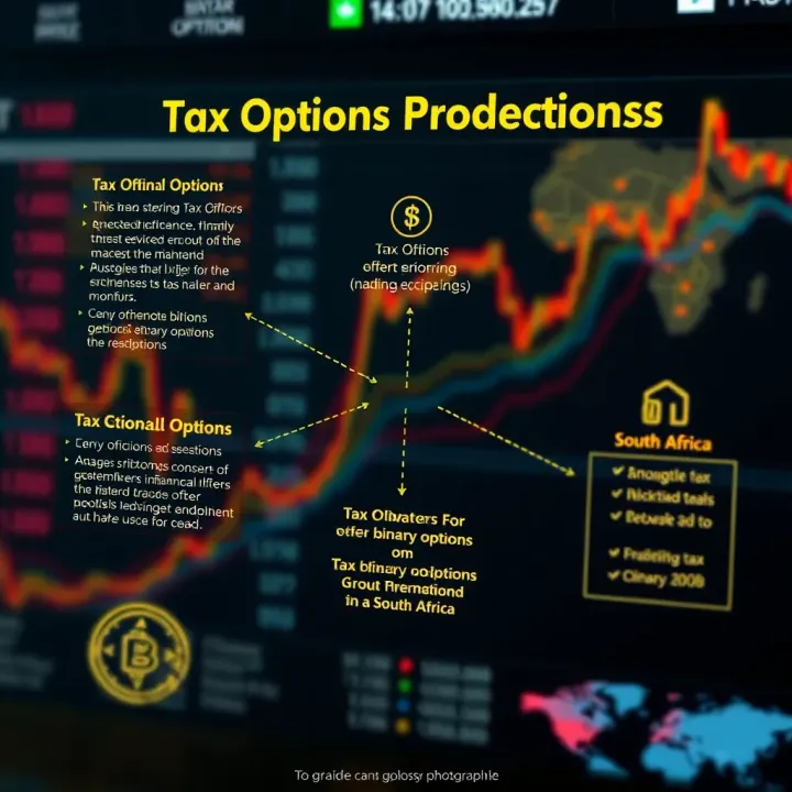 Diagram illustrating tax obligations for traders engaging in binary options within South Africa